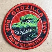 Large size 3" Godzilla King of the Monsters Logo Embroidered Patch