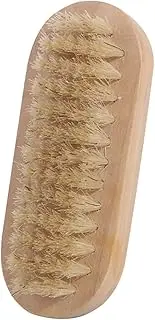 ASAKKURA Double Head Nail Scrubbing Brush Big Fluffy Bristle Nail Brush Cleaner Fingernail Cleaning Tool Set