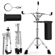 Snare Drum Stand with Drum Sticks Holder,Tall Drum Pad Stand Adjustable Height
