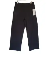 Athleta Black Retro Straight Leg Jogger Pants Pockets Women's Size Medium