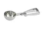 Winco ISS-12 #12 Stainless Steel 3-1/4oz Ambidextrous Squeeze Disher