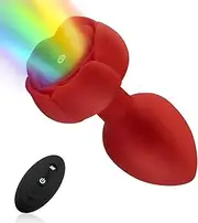 Anal Plug Sex Toys Vibrator Luminous Anal Plug Vibrators Ring Remote Control Vaginal Butt Plug Stimulator Adult Couples Sex Toys For Women