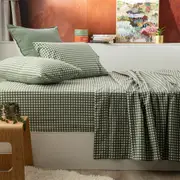 Park Avenue 175 GSM Egyptian Cotton Flannelette Sheet Set Gingham