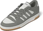 [adidas] Mens Turnaround Sneaker, Silver Pebble/Silver Pebble/Chalk White, 11