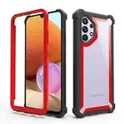 Shockproof Case For Samsung Galaxy A06 A15 A16 A35 A54 A55 A56 with Clear Back