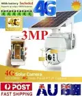 4G 3MP Solar Powered Wireless Security Camera Outdoor SpotLight Color PTZ Batter