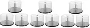 Sets Long-Lasting Cd Storage Bucket Discs Space-Saver Elegant Plastic Case for Home Pcs