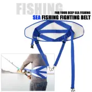 Big Game Fishing Rod Waist Belt Mat Fighting Belt Fishing Harnesses Belt Strap