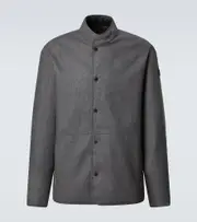 [Moncler] Moncler Bane revsersible down jacket UK 44 grey