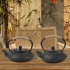 Cast Iron Teapot Tea Maker Teaware Gift Kungfu Tea Kettle Loose Leaf Tea Pot for
