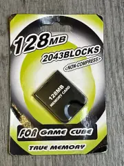 New 128MB GameCube Memory Card Nintendo 2043 Blocks Wii NGC
