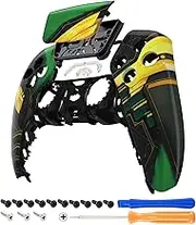 eXtremeRate Armor of Ragnarok Touchpad Front Shell Compatible with ps5 Controller BDM-010 BDM-020 BDM-030 BDM-040 BDM-050, DIY Replacement Shell Custom Touch Pad Cover Compatible with ps5 Controller