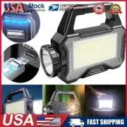 Solar Power LED Camping Lamp Flashlight Tent Light Lantern Rechargeable Battery