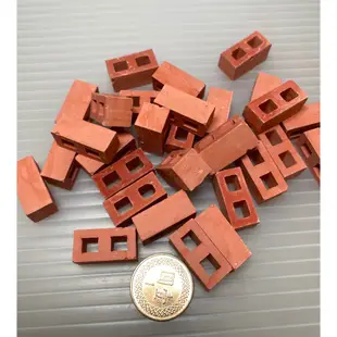 迷你空心磚、小紅磚、微建築磚塊模型