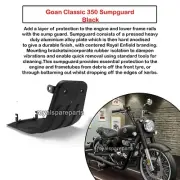 Genuine Royal Enfield "Sumpguard Black" for Goan Classic 350