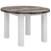 VI Homestead Solid Timber 2 Tone Round Dining Table