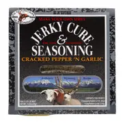 Hi Mountain Authentic Jerky Cure and Seasoning - Cracked Pepper & Garlic Blend Jerky Kit