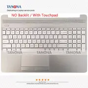 New L52023-001 For HP 15-DW 15S-DU 15S-DY Palmrest Case No Backlit Keyboard