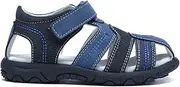 [Tarramarra] Kids Sandals Leather Lining Nonslip Hook and Loop Easy Walk Sandals