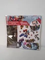 3-D TRANSFORMERS STICKERS A 2 Pack Sticker Story