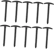 STOBAZA 10pcs Camping Tent Pegs: High-Strength Plastic Ground Stakes for Tents Awnings - Reusable Outdoor Accessories for Hard and Soft Ground