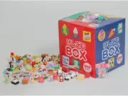 New IWAKO Various Forms of Eraser 300 Pieces [ER-BOX300]From Japan 12M