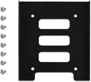 Fenzer SSD Mounting Bracket 2.5 to 3.5 Adapter [2 Pack], SSD Bracket SSD Tray Adapter 2.5" to 3.5" HDD SSD Hard Disk Drive Bays Holder Metal Mounting Bracket Adapter for PC SSD