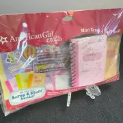 American Girl Crafts Mini Scrap & Stuff Books 92 pieces w 3 Books and Stickers