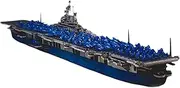 Perfeclan 1:400 Scale Paper Sailboat Ship Kits, DIY Hobby Ship Collectables, 3D Puzzle Ship Model Kits for Teens Adults Men Women Gifts