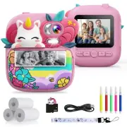 TIATUA Kids Camera Instant Print Camera for Kids with Printable Photos Toddle...