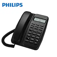 在飛比找Yahoo奇摩購物中心優惠-【Philips 飛利浦】來電顯示有線電話 M10 黑