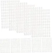LIFKOME Diy Nail Art Glue Stickers 10 Sheets of Oval Double-sided Tape Adhesive for False Nails Discreet Comfort Fit