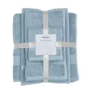 7 Piece Towel Set ALGODON "St Regis Collection" Mist | Bnb Supplies