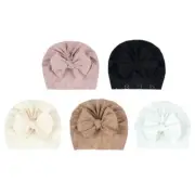 Comfortable Fetal Caps Lovely Bonnet Trend Headwrap for Newborns Toddlers