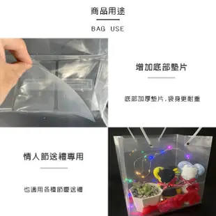 PP 手提蛋糕袋 透明袋 (20cm 立方體) 防水 禮品袋 塑膠袋 網美袋 透明袋 環保袋 (3.9折)