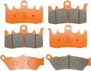 Lefossi Front Rear Carbon Fiber Brake Pads Brakes for BMW R 1200 GS Adventure 13-15 R 1200 RT 2014 FA630F FA209R