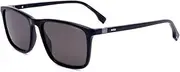 [HUGO BOSS] HUGO 1434/S Glasses, Black, 56 for Men, Black, black