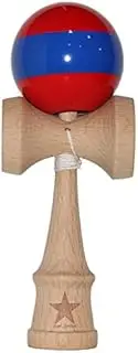 Super Kendama Stripe & Split Kendama Red Blue