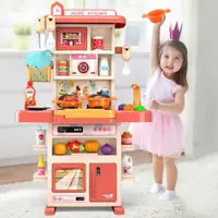 在飛比找ETMall東森購物網優惠-仿真廚房玩具套裝廚具做飯煮飯小孩3歲4兒童女孩過家家男孩5寶