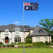 6.2M Aluminum Australia Flag Pole Australian Flagpole Ball Top Kit Full Se OZt