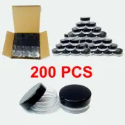 200pcs 5 gram high quality Jars cosmetic makeup cream container Jewelry 5g 5ml