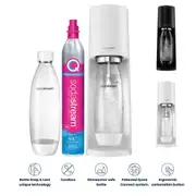 NEW Soda Stream Machine Terra SodaStream Spirit Sparkling Water Maker Quick Connect 2 Colors