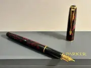 Parker Sonnet Firedance 1994 NOS fountain pen cased 18k gold nib (BFP507)