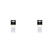 2x 3pc Target 35mm Diamond Pro Swiss Point For Darts SP Barrels - Silver