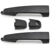 Front L+R Black Outer Handle Hand Fits Mitsubishi L200 Triton MQ MR 2015 2018