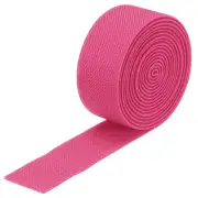 Twill Wide Elastic Band 1.2" Flat 2 Yard Hot Pink for Sewing
