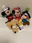 Disney Mickey For Kids Bean Bag Plush Lot of 4 with Tags Mickey Mouse & Friends