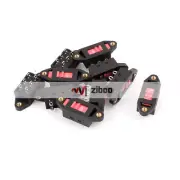 10 Pcs AC110V-220V 6Pin Terminals DPDT Voltage Selector Slide Switch BlackPink #
