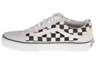 Vans Unisex Old Skool Sneaker, Checkerboard/Off White/Black, Men 8/Women 9.5