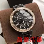 盈盈二手/MICHAEL KORS 石英三眼-晶鑽滿天星女錶-38MM MK5885